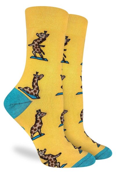 Yoga Giraffe Socks by Good Luck Sock