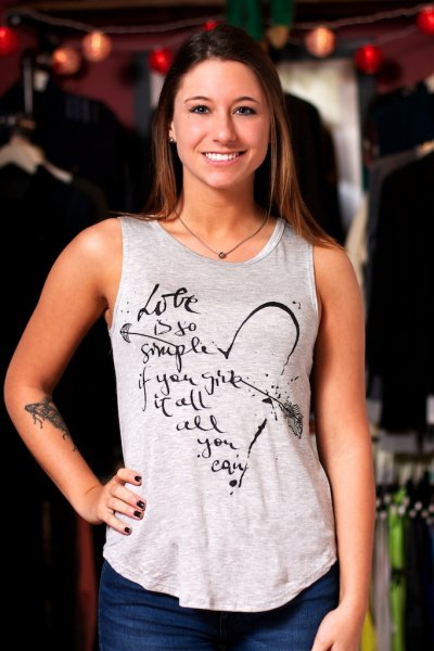 Love Is So Simple Tank Top