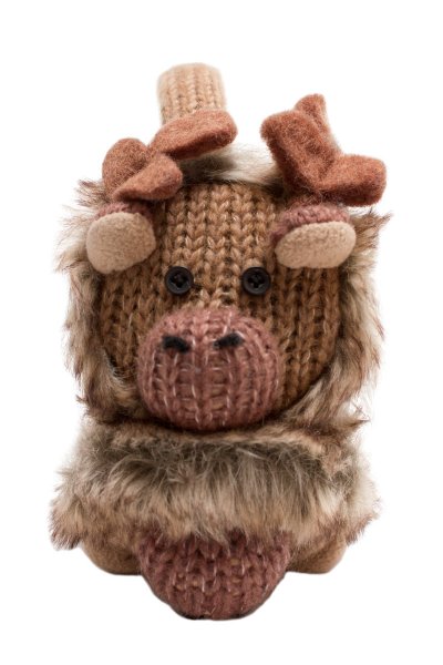 Manny The Moose Earmuffs by Delux Knitwits