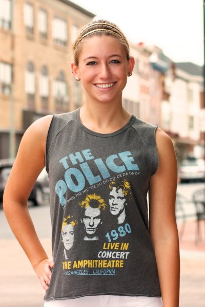 The Police 1980 Concert Tank Top by Junk Food