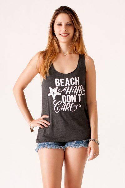 Beach Hair Don't Care Tank Top by Active Pro