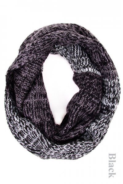 Two Tone Infinity Scarf by Love of Fashion