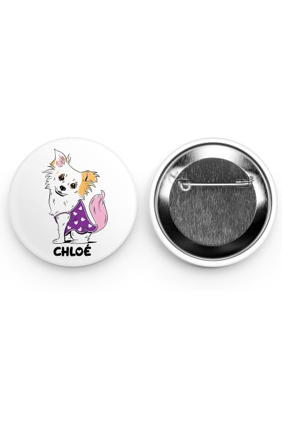 Chloé Button Pin