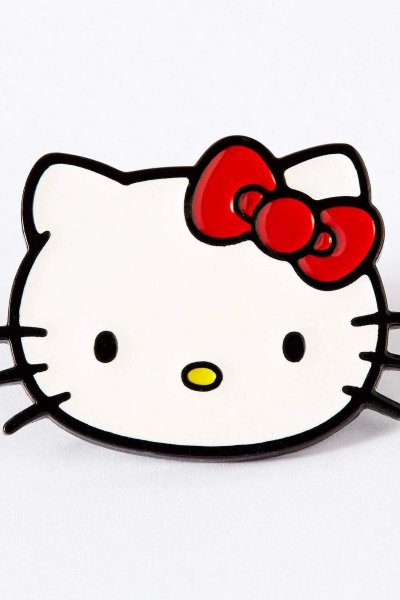 Hello Kitty Face Enamel Pin