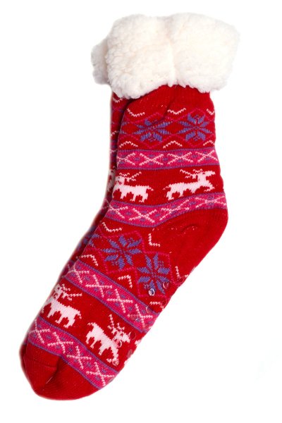 Reindeer Slipper Socks