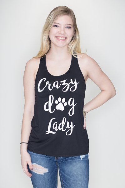 Crazy Dog Lady Tank by Bear Dance