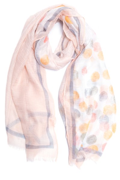 Colorful Dot Oblong Scarf by Love of Fashion