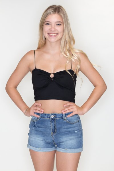 Ring Crop Top by Timing