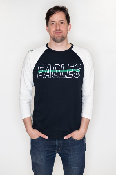 Philadelphia Eagles Vintage Contrast Raglan by Junk Food