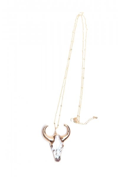 Longhorn Skull Necklace