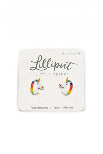 Rainbow Unicorn Earrings by Lilliput