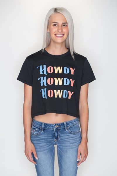 Howdy Crop Top by Zutter