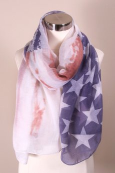 American Flag Scarf by Love of Fashion