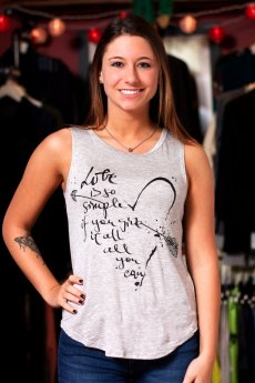 Love Is So Simple Tank Top