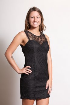 Open Back Lace Dress by Ya Los Angeles