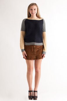 Corduroy Mini Skirt by She and Sky