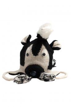 Sarge The Skunk Pilot Hat by Delux Knitwits