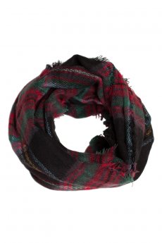 Plaid Infinity Scarf