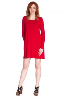 Round Neck Pocket Dress by Cherish