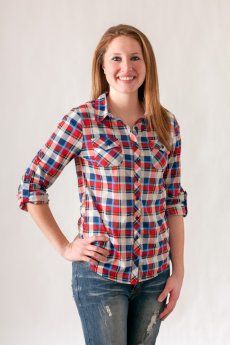 Plaid Button Down by Passport