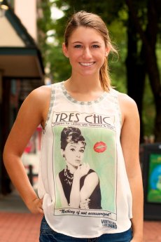 Tres Chic Audrey Hepburn Tank Top by The Classic