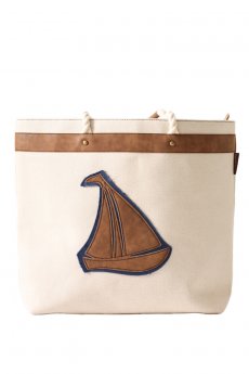 Sailboat Nautical Tote Bag by Sun N Sand