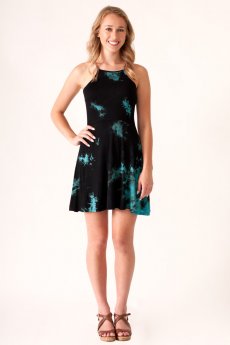 Tie Dye Fit And Flare Dress by Bear Dance