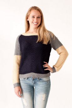 Color Block Sweater by She and Sky