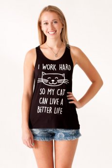 Cat Life Tank Top by Bear Dance