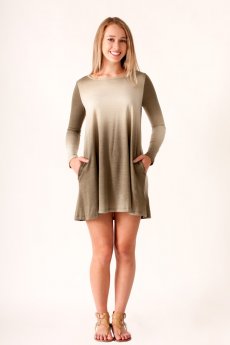 Ombre Pocket Dress by Cherish