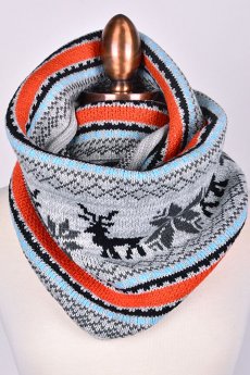 Reindeer Infinity Scarf