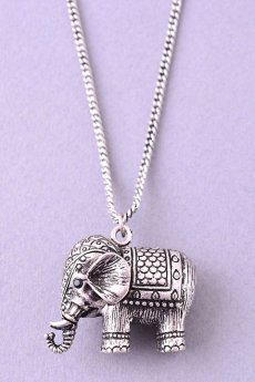 Elephant Pendant Necklace