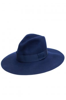 Navy Fedora Flop Hat by CC