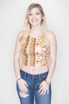 Floral Crop Top by Bear Dance