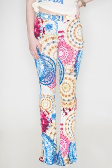 Tie Dye Bell Bottom Pants by Bear Dance