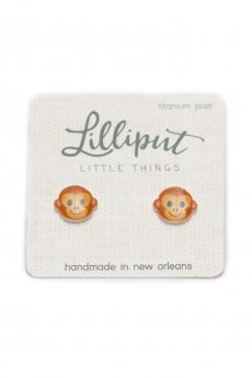 Little Monkey Earrings by Lilliput