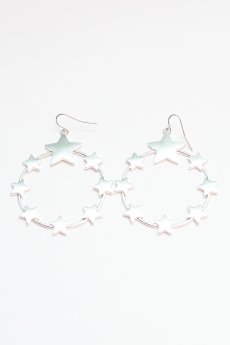 Star Hoop Earrings by Viola