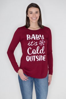 Baby It's Cold Outside Tee by Zutter