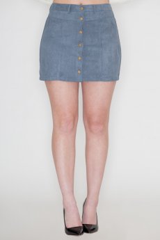 Vegan Suede Skirt by She and Sky