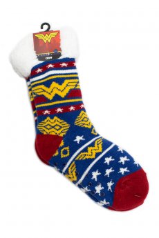 Wonder Woman Slipper Socks by Bioworld