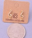 Treble Clef Earrings