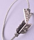 Rhinestone Arrow Necklace by Selene