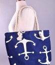 Nautical Anchor Tote Bag