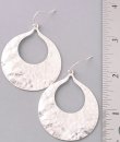 Hammered Metal Earrings