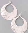 Hammered Metal Earrings