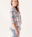 Pastel Plaid Button Down by Win Win