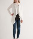 One Button Wrap Cardigan by Cherish