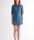 Chambray Shirt Dress by Timing