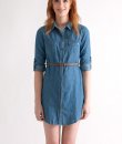 Chambray Shirt Dress by Timing