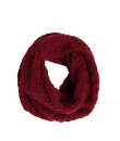 Burgundy Knit Infinity Scarf